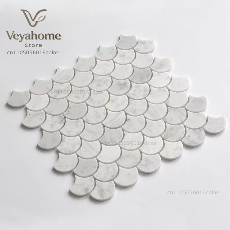 Home Bathroom Scales - Piastrelle a Mosaico Effetto Squame di