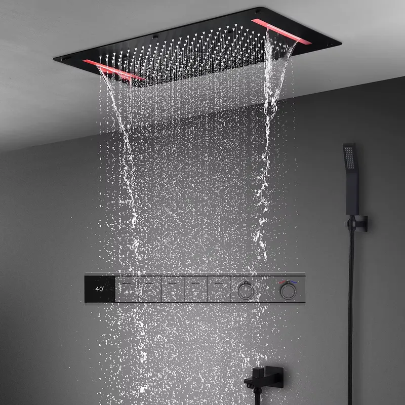 Shower Head Rain - Nuovo Design 2026: Set Doccia LED