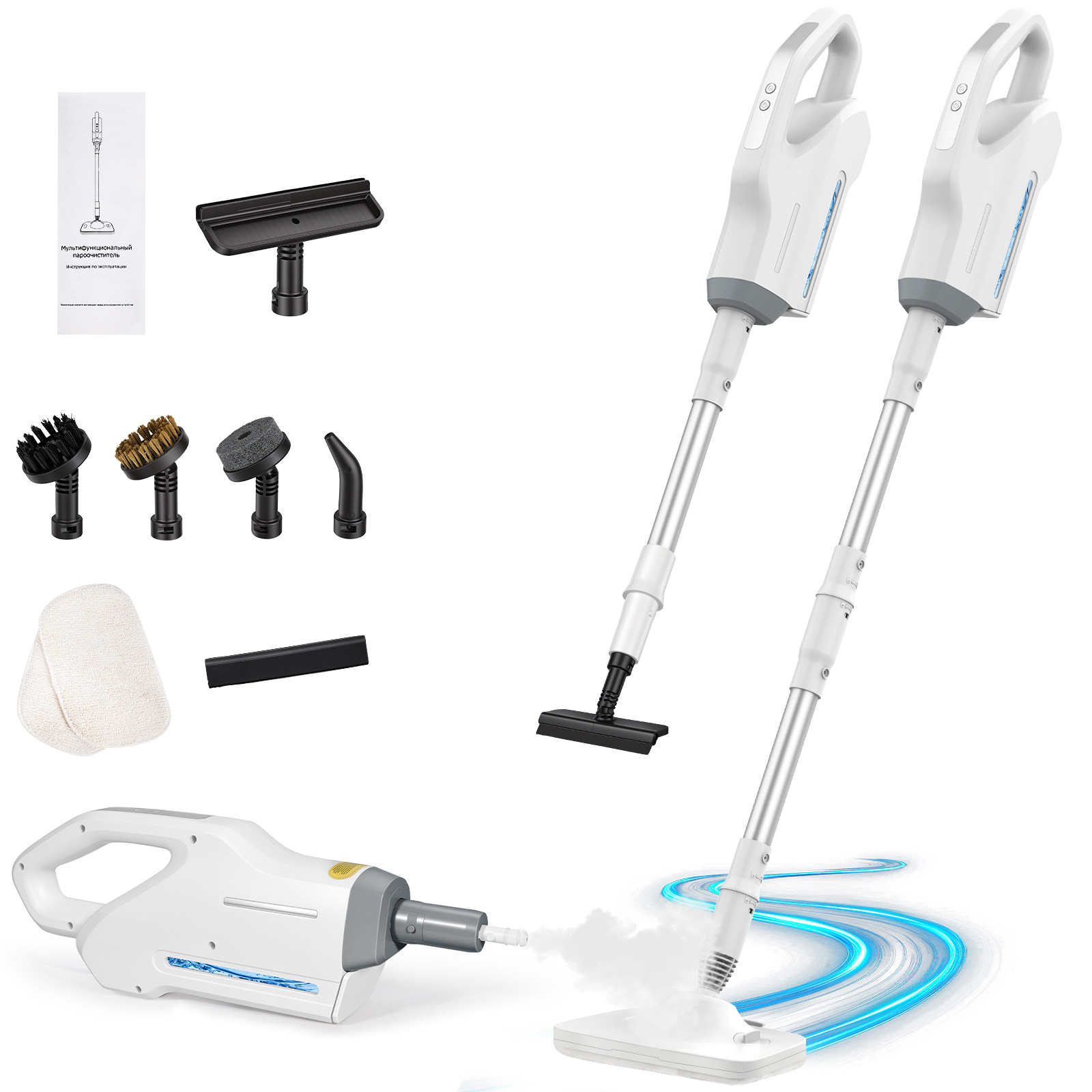 Home Bathroom Cleaner - Pulitore a Vapore Multifunzione 1500W, Macchina