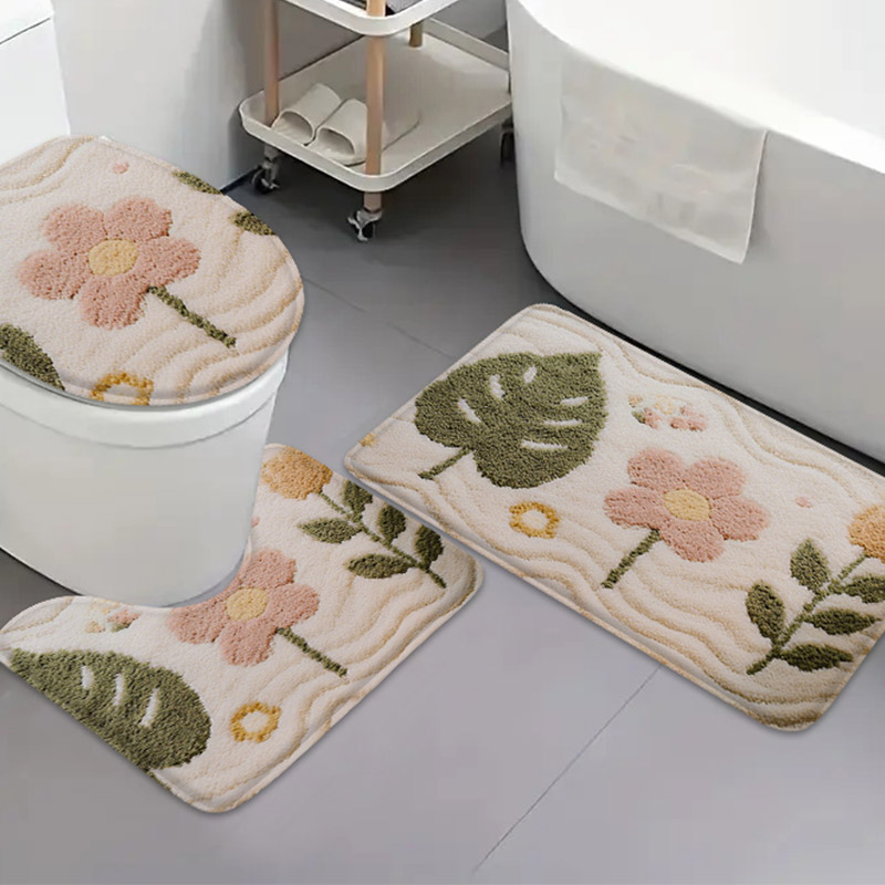 Zara Home Bathroom Mat - Set di 3 Tappetini per Bagno
