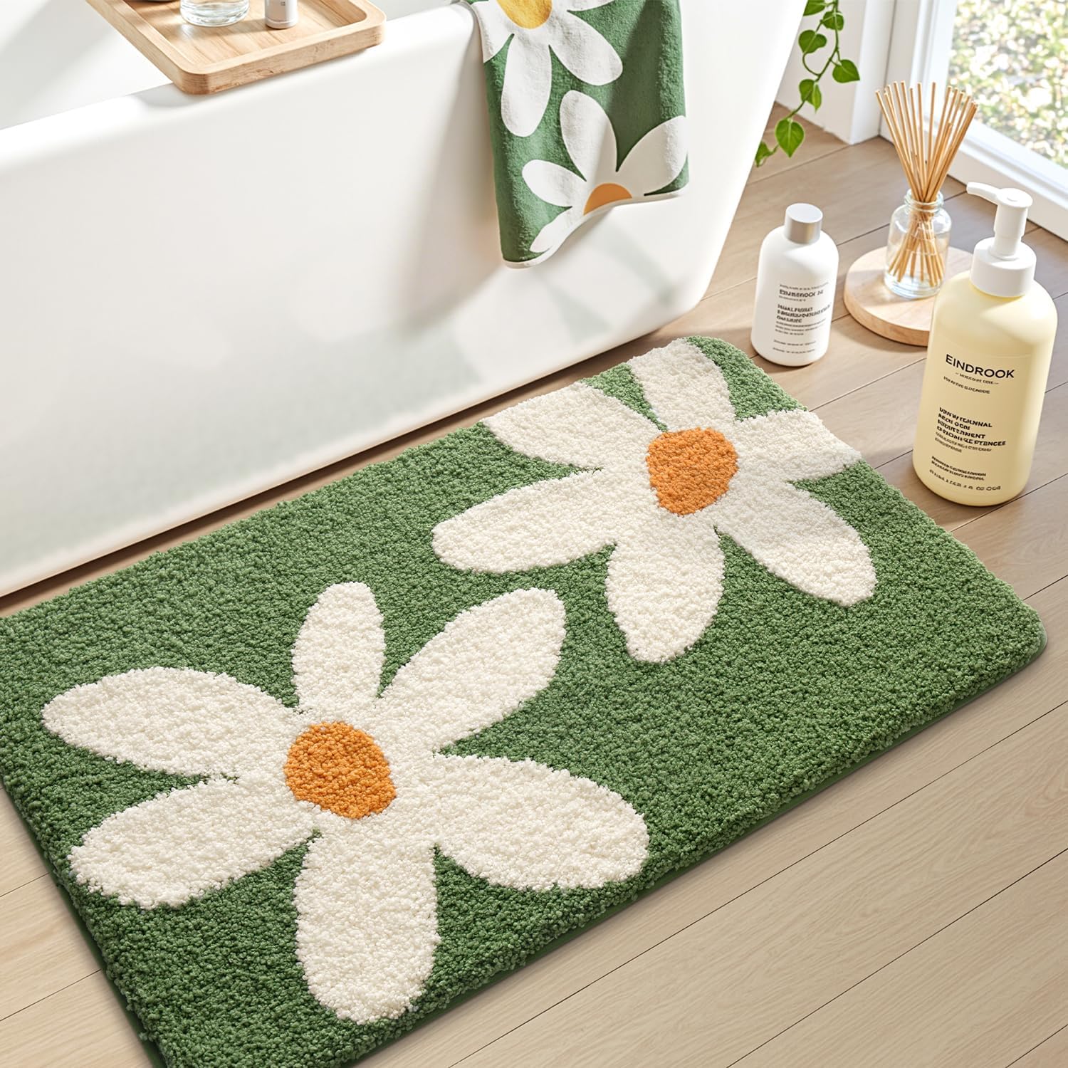 Zara Home Bathroom Mat - VIKAMA Tappeto da bagno moderno Morbido