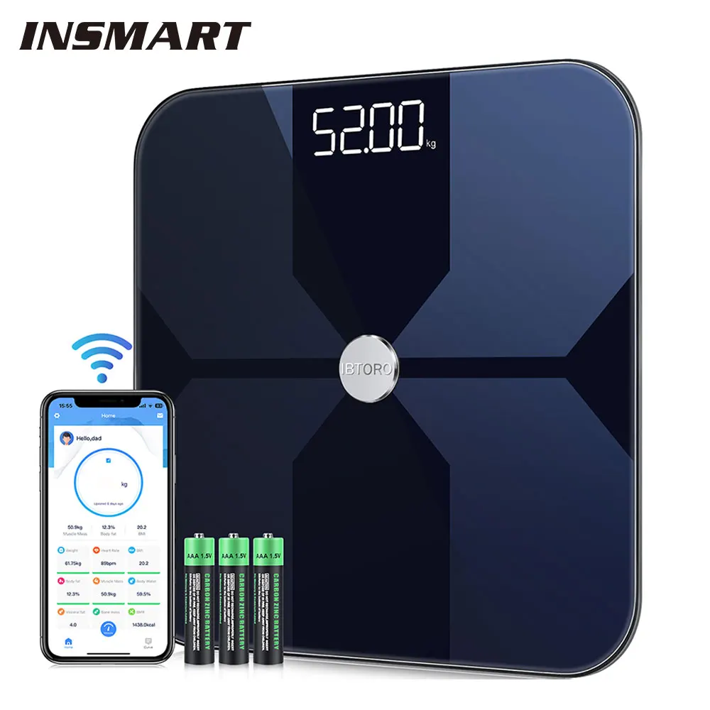 Home Bathroom Scales - Bilancia per grasso corporeo Wifi Precisione