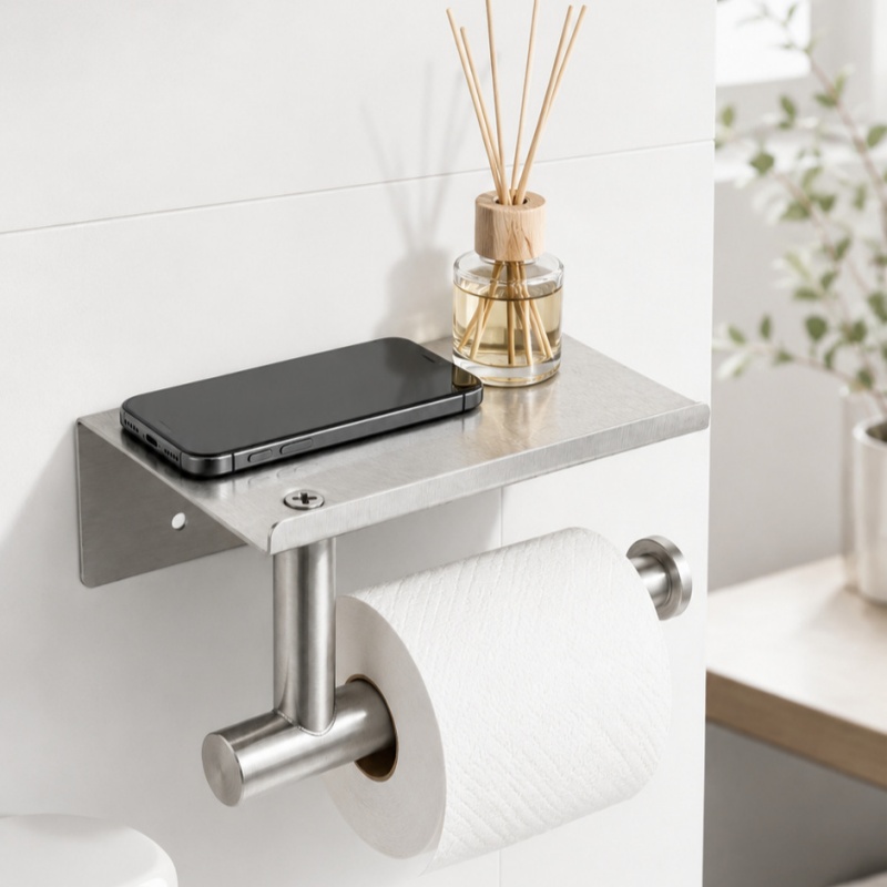 Portarotolo da bagno in acciai - Home Bathroom Paper Towel Holder recensione e prezzo