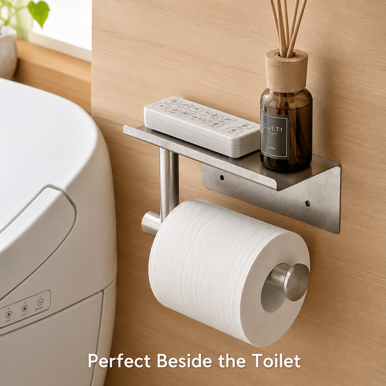 Portarotolo da bagno in acciai - Home Bathroom Paper Towel Holder recensione e prezzo