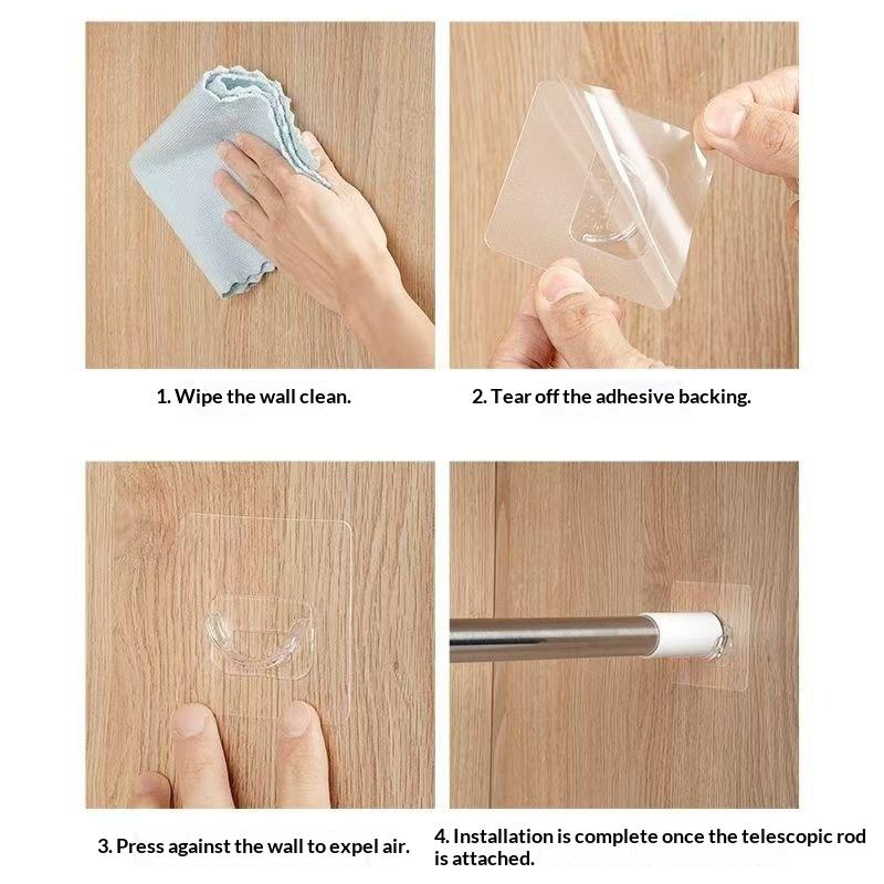 Supporti per asta per tende au - Home Bathroom Wall Decor recensione e prezzo