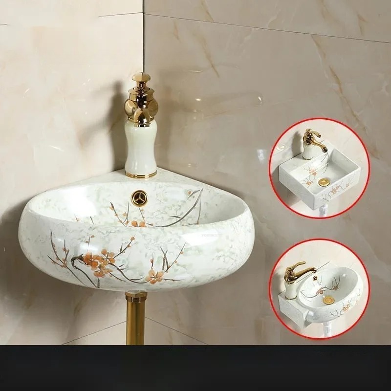 Lavabo angolare in ceramica da - Home Bathroom Wall Decor recensione e prezzo