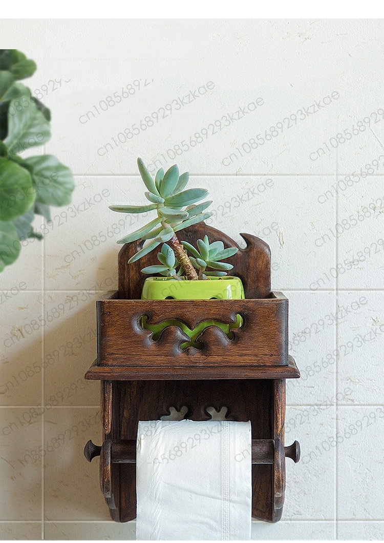 Portarotolo in Legno, Portaogg - Home Bathroom Paper Towel Holder recensione e prezzo