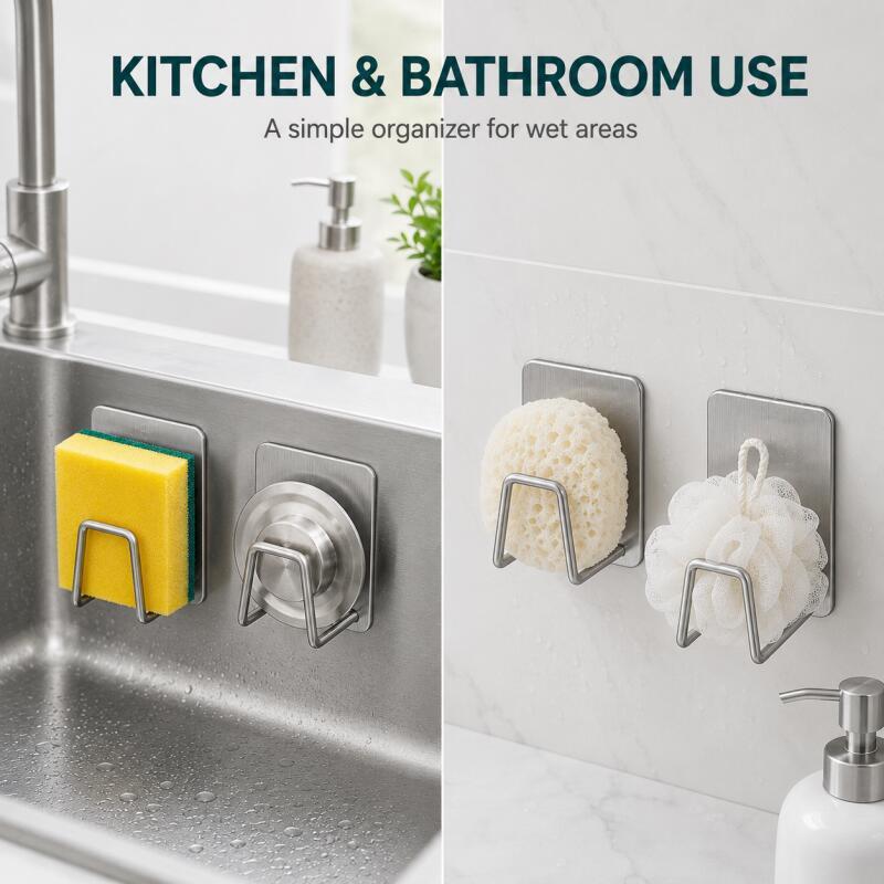 Porta Spugne Autoadesivo in Ac - Home Bathroom Products recensione e prezzo