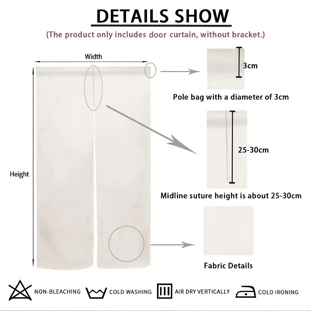 VIKAMA Tenda per Porta con Log - Home Bathroom Products recensione e prezzo