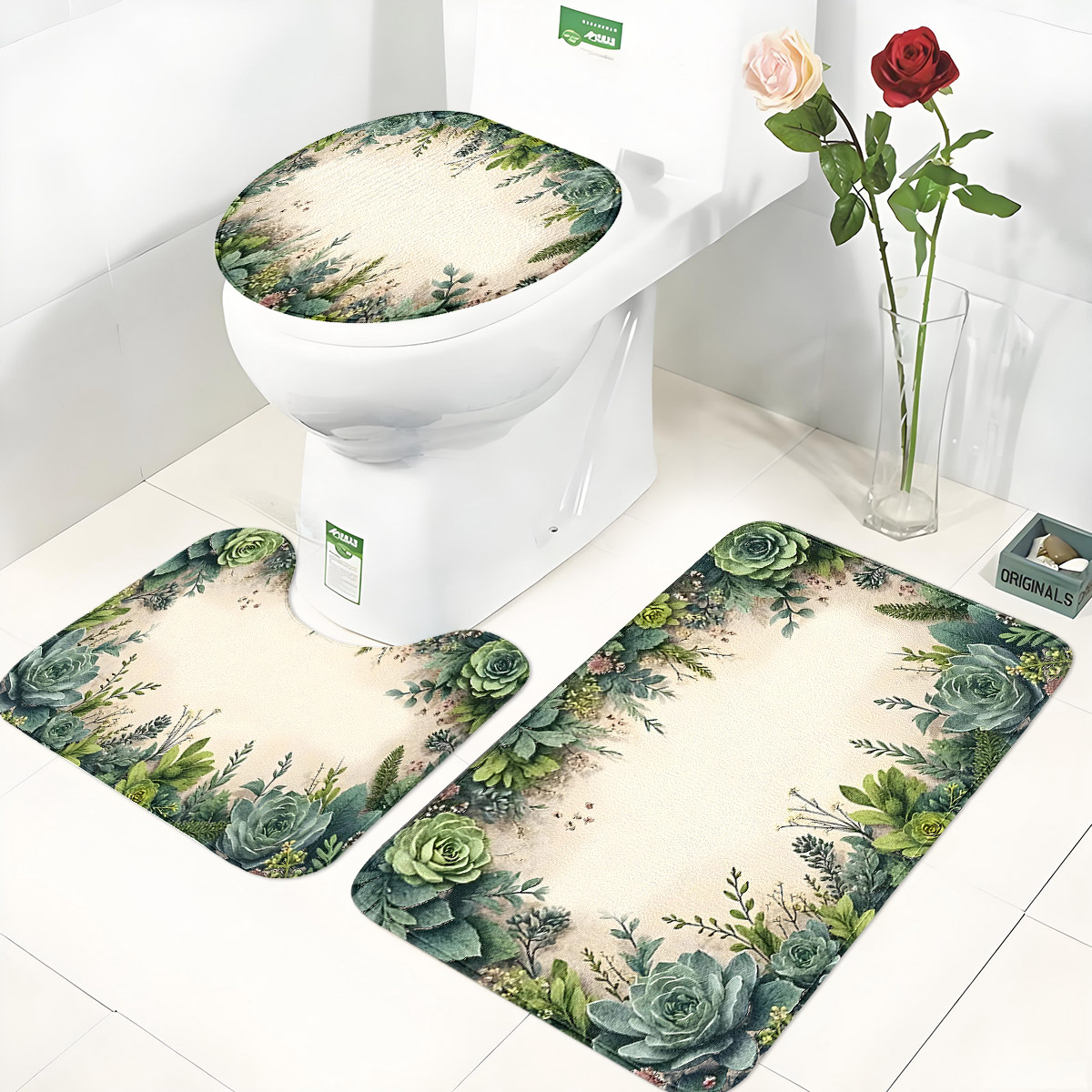 Set da Bagno Retrò Succulent i - Zara Home Bathroom Mat recensione e prezzo