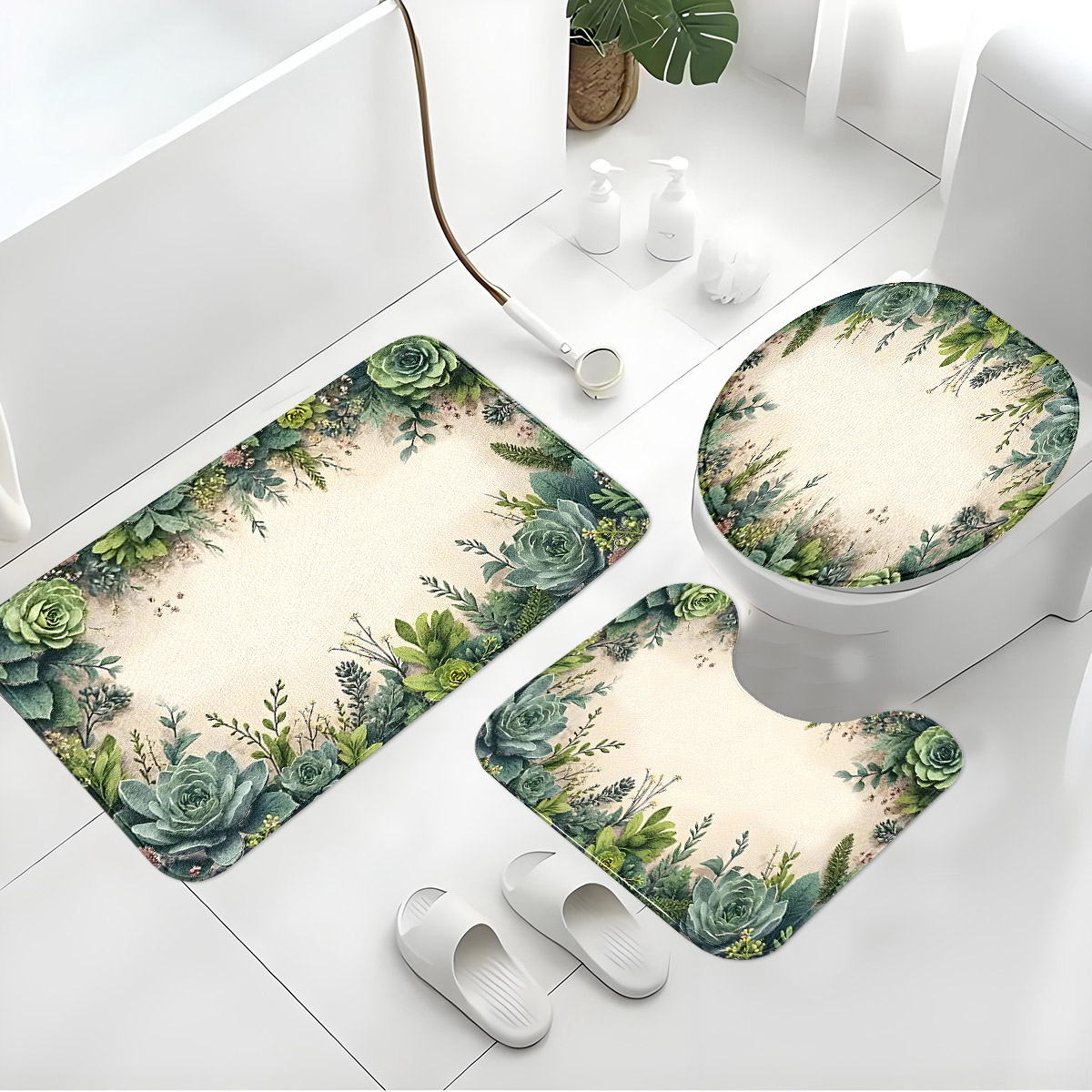 Set da Bagno Retrò Succulent i - Zara Home Bathroom Mat recensione e prezzo