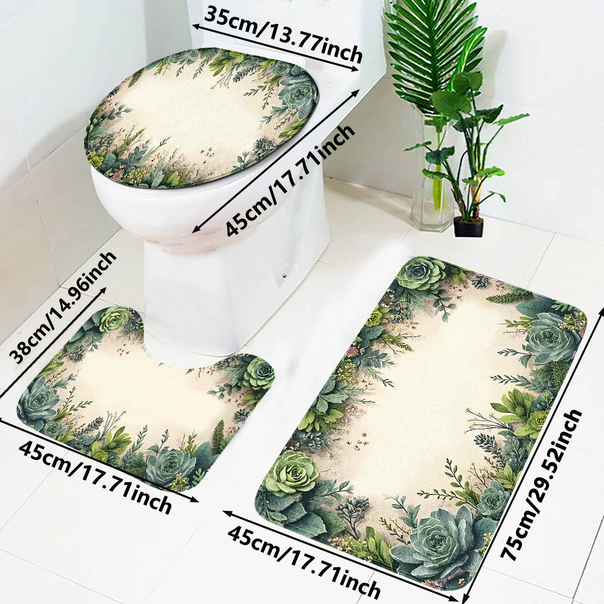 Set da Bagno Retrò Succulent i - Zara Home Bathroom Mat recensione e prezzo