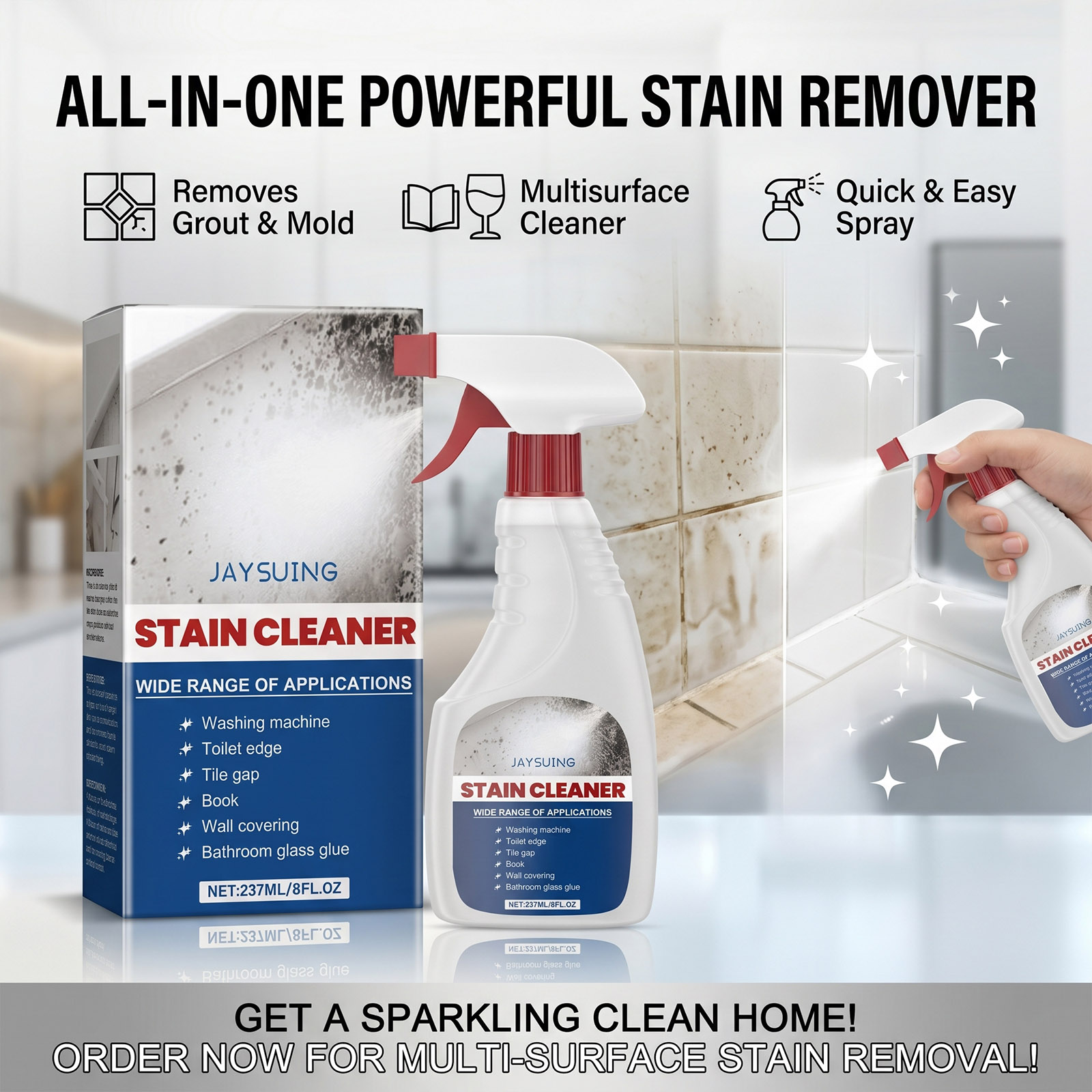 Spray detergente antimuffa per - Home Bathroom Cleaner recensione e prezzo