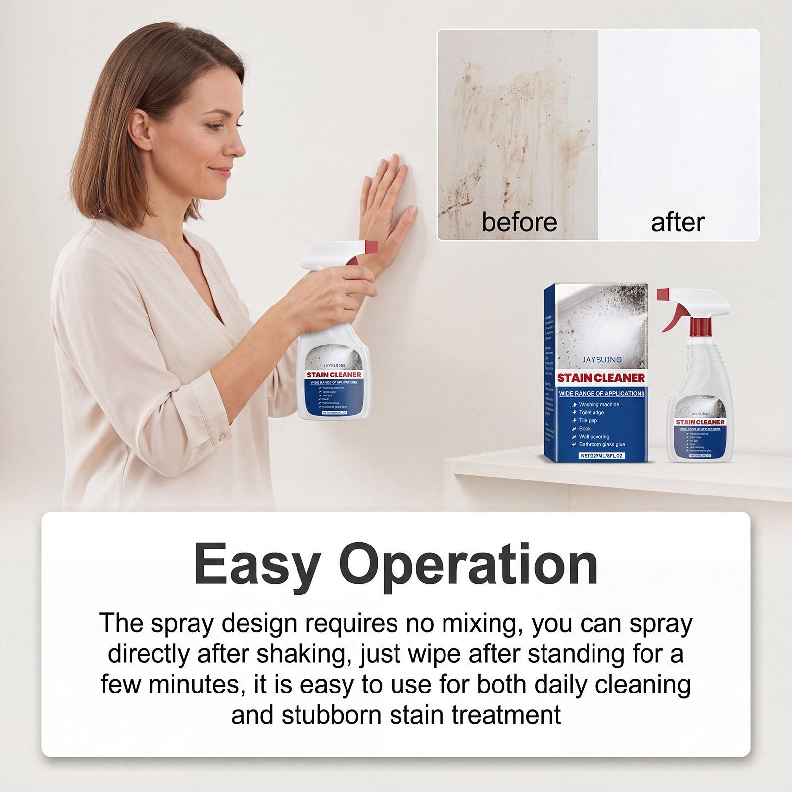 Spray detergente antimuffa per - Home Bathroom Cleaner recensione e prezzo