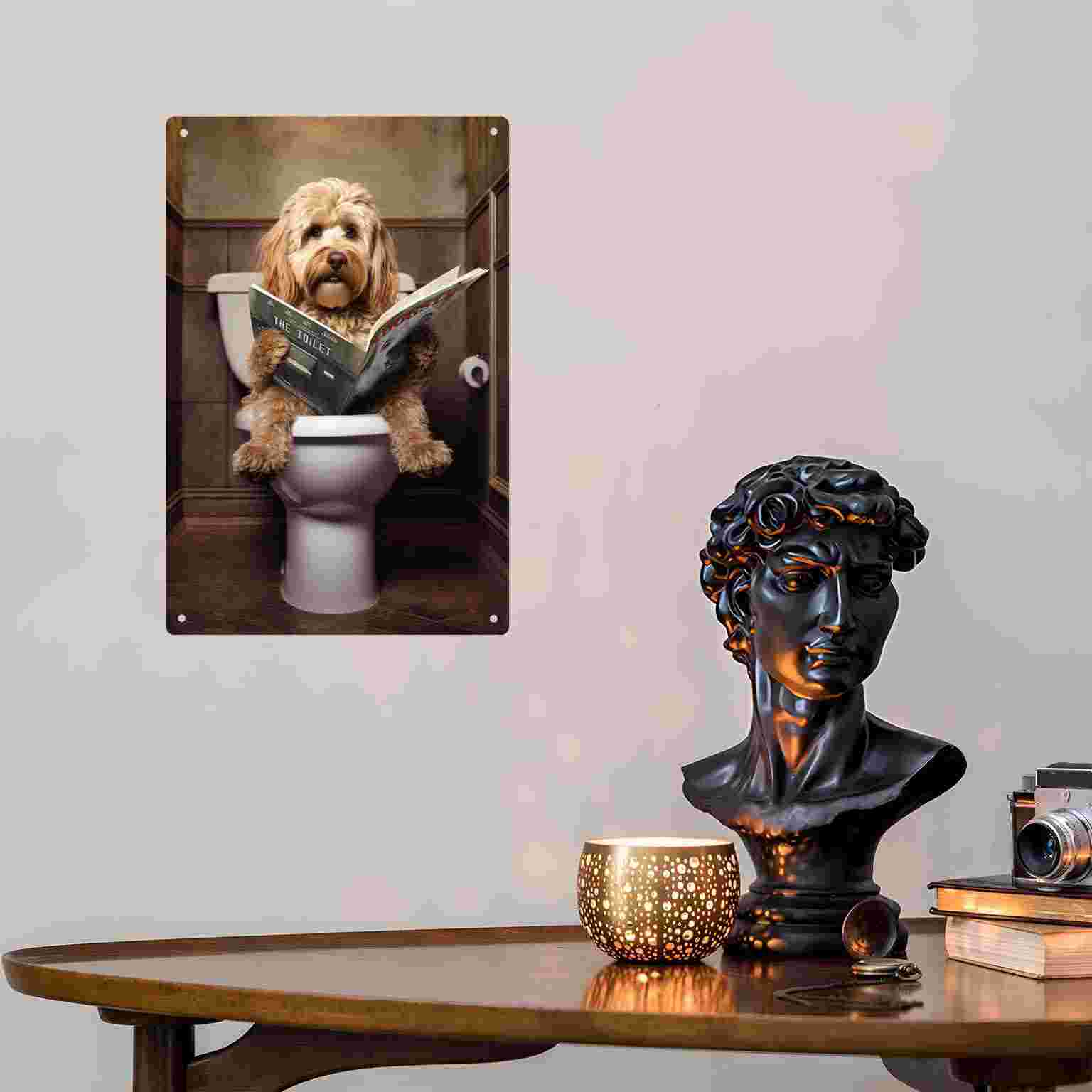Insegna da parete in metallo 2 - Home Bathroom Wall Decor recensione e prezzo